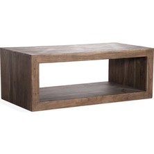 Eriza Wood, Dikdörtgen Modern Orta Sehpa, Ceviz