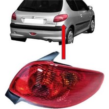 Parçafix Peugeot 206 P206 Hb Arka Far Stop Lambası Takımı 2003-2011