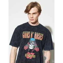 Wrangler Bisiklet Yaka Siyah Kadın T-Shirt W241357001-Bısıklet Yaka T-Shirt