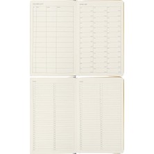 Victorias Journals Victoria S Journals Monaco Vegan Süet Sert Kapak 13X21 Çizgili Defter Mavi 123-0239