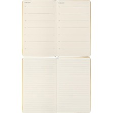 Victorias Journals Victoria S Journals Monaco Vegan Süet Sert Kapak 13X21 Çizgili Defter Mavi 123-0239