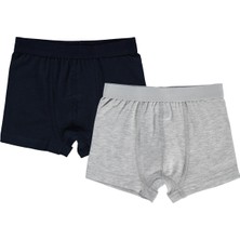 Civil Boys Erkek Çocuk 2'li Boxer Set 2-10 Yaş Lacivert