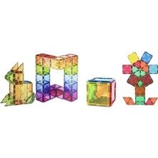 Al Baby 42 Çocuklar Için 3 Boyutlu Manyetik Bloklar - Şekilleri, Renkleri ve Harfleri Öğrenin - Güçlü Manyetik Oyuncaklar - Manyetik Bloklar (Yurt Dışından)