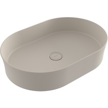Bocchi Sottile Slim Line Tezgahüstü Oval Lavabo 55*38 cm
