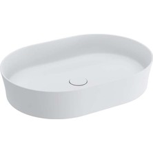 Bocchi Sottile Slim Line Tezgahüstü Oval Lavabo 55*38 cm