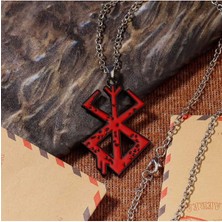 Dükkan Design Berserk Animesi Siyah Logo Kolye