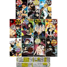 İblis Keser 1-2-3-4-5-7-8-9-10-11-12. Cilt Manga Seti - Koyoharu Gotouge - Matematik Öğreten Ayraç