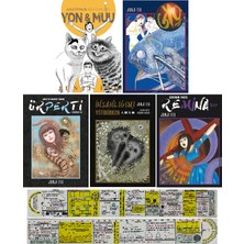 Ürperti - Gyo - İnsanlığımı Yitirirken - Remina - Kedi Günlüğü Yon & Muu - Junji Ito 5'li Manga Seti