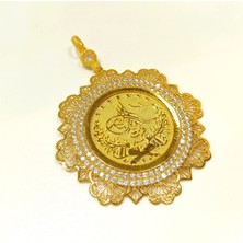 Altın Ofisi Tuğralı Kolye 14 Ayar Altın 4K VİDEOLU