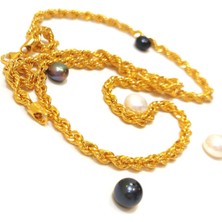 Altın Ofisi 45cm 4mm Halat Burgu Zincir 22 Ayar Altın HD VİDEOLU