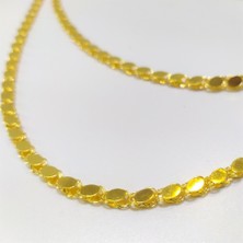 Altın Ofisi 45cm Pulu Arpa Zincir 14 Ayar Altın