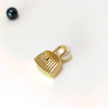 Altın Ofisi Asma Kilit İstirideye Çanta Kolye Ucu 14 Ayar Altın HD VİDEOLU