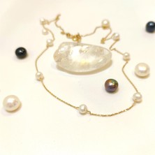 Altın Ofisi İnci Kolye 14 Ayar Altın HD VİDEOLU