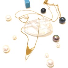 Altın Ofisi Ok Kolye 14 Ayar Altın  HD VİDEOLU