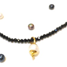 Altın Ofisi 10mm Antik İnci Taşlı Kolye Ucu 14 Ayar Altın HD VİDEOLU