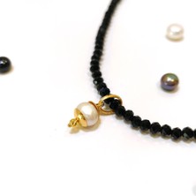 Altın Ofisi 9mm Antik İnci Taşlı Kolye Ucu 14 Ayar Altın HD VİDEOLU