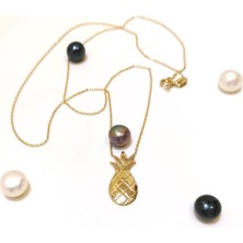 Altın Ofisi Ananas Kolye 14 Ayar Altın HD VİDEOLU