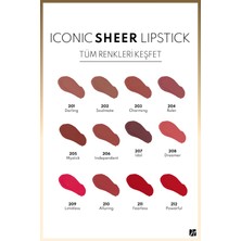 Note Iconic Sheer Lipstick Nemlendirici Parlak Ruj 202 Soulmate - Nude