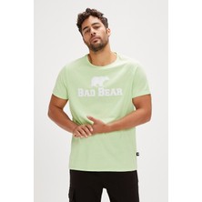 Bad Bear Tee Yeşil Logo Baskılı Erkek Tişört