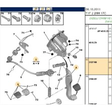 Psa Debriyaj Pedalı 206 (2127R8)