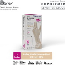 Slimfit Glove Yırtılmaya Dayanıklı Tek Kullanımlık Pudrasız Eldiven - 100'lü Kutu