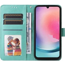 Cool-M Case Samsung Galaxy A25 5g Deri Cüzdan Flip Stant Koruyucu Telefon Kapağı (Yurt Dışından)