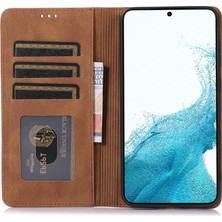 Cool-M Case Samsung Galaxy A05S 4g Çizgiye Karşı Çizelge Anti-Slatch Telefon Kabuğu Manyetik Stand Pu Deri Cüzdan Kapağı (Yurt Dışından)