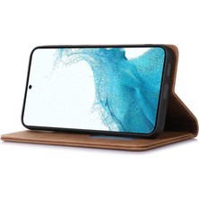 Cool-M Case Samsung Galaxy A05S 4g Çizgiye Karşı Çizelge Anti-Slatch Telefon Kabuğu Manyetik Stand Pu Deri Cüzdan Kapağı (Yurt Dışından)