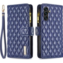 Cool-M Case Samsung Galaxy A35 5g Fermuarı Cep Telefonu Stand Kapağı (Yurt Dışından)