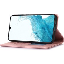 Cool-M Case Samsung Galaxy A05S 4g Çizgiye Karşı Çizelge Anti-Slatch Telefon Kabuğu Manyetik Stand Pu Deri Cüzdan Kapağı (Yurt Dışından)