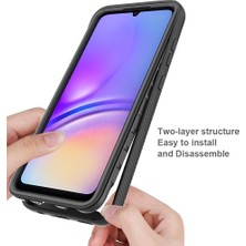 Cool-M Case Samsung Galaxy A05 4g Pet Screen Film ile Çok Yönlü Koruma Telefon Kapağı (Yurt Dışından)