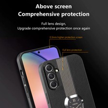 Cool-M Case Samsung Galaxy A15 5g Elektrokaplatma Anti-Drop Pu+Tpu+Kickstand ile Akrilik Telefon Kapağı (Yurt Dışından)