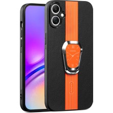 Cool-M Case Samsung Galaxy A05 4g Elektrokaplatma Kickstand Pu+Tpu+Akrilik Telefon Kılıfı (Yurt Dışından)