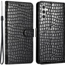 Cool-M Case Samsung Galaxy A35 5g Timsah Doku Pu Deri Telefon Kapağı Kayış (Yurt Dışından)