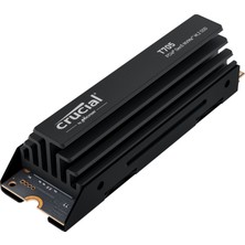 Crucial T705 1TB PCIe Gen5 NVMe M.2 SSD CT1000T705SSD5 (13600-10200 MBs) Heatsink Soğutuculu