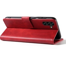 Cool-M Samsung Galaxy A55 5g Telefon Kapak Çevirme Standı Çarpmaya Dayanıklı Deri Kılıf (Yurt Dışından)