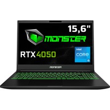 Monster  Abra A5 V20.2.3 Intel Core i5 13500H 16 GB RAM 500 GB SSD 6 GB  RTX 4050 Windows 11 15,6" FHD 144 Hz Oyun Bilgisayarı