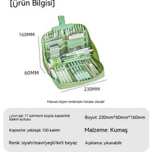 Luosheng Erkekler ve Kızlar Için 12 Katmanlı Panda Büyük Kapasiteli Kalem Kutusu, Yüksek Değerli Kırtasiye Kalem Kutusu (Yurt Dışından)