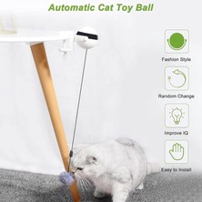 Oppoverd Cuddlio Yo-Yo Kedi Oyuncak, Kapalı Alan Kedileri Için Interaktif Kedi Oyuncakları, 5 Yumuşak Peluş Toplu Akıllı Asılı Otomatik Kedi Oyuncağı (Yurt Dışından)