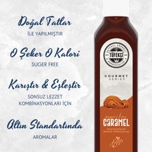 By Tüfekçi Şekersiz (Suger Free) Karamel Şurubu Yeni Yüksek Aromalı Kalorisiz Formül 60ml