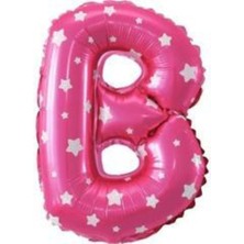 Eğlence Marketi 16 Inç 35 cm Pembe Folyo Harf Balon B