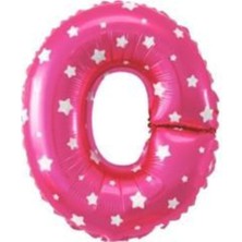Eğlence Marketi 16 Inç 35 cm Pembe Folyo Harf Balon O
