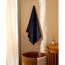 Madame Coco Marty Yüz Havlusu Pamuk 50 x 90 cm Lacivert Renkli Ekstra Yumuşaklık