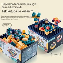 Janjon Star Çocuk Büyük Parçacık Yapı Taşı Montaj Oyuncak Dönme Dolap Bebek Bulmaca Diy Yapı Taşı Saklama Kutusu 260 Adet (Yurt Dışından)