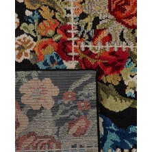 Madame Coco Feron Halı - 80x150 cm - Siyah