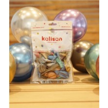 Eğlence Marketi 5'' 12,5 cm Krom Balon Mix 50 Adet
