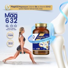 Evo Pharma Magnezyum Mag632, Vitamin B6 Ve Vitamin D3k2 İçeren Kapsül Takviye Edici Gıda