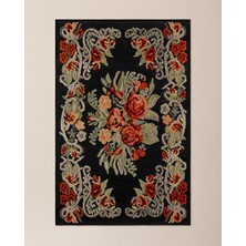 Madame Coco Lubien Halı - 80x150 cm - Siyah