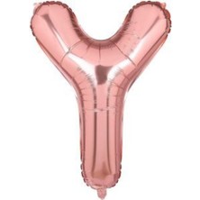 Eğlence Marketi 34 Inç 80 cm Rose Gold Folyo Rakam Balon Y
