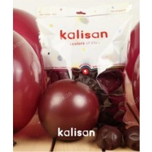 Eğlence Marketi 12 Inç Standart Boy Pastel Balon Bordo 100 Adet